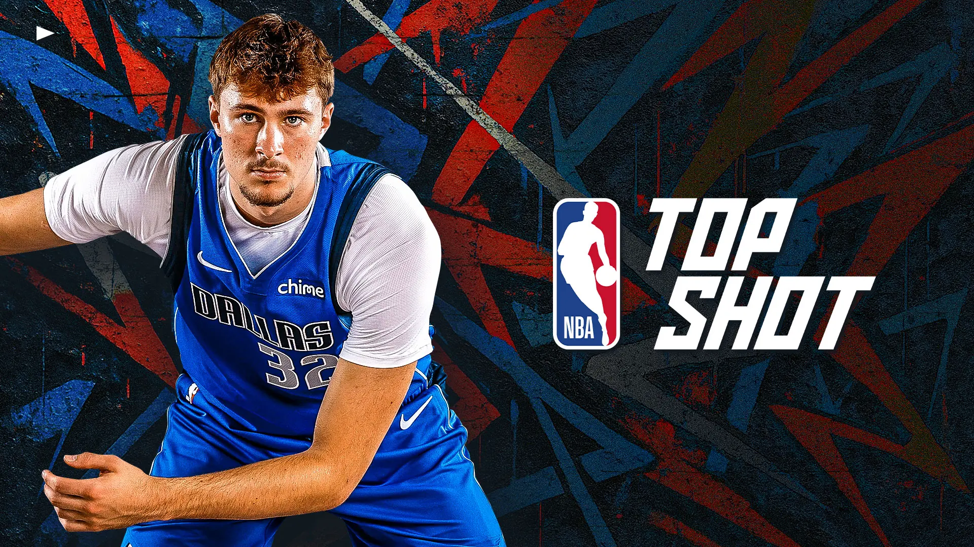 Cooper Flagg in a Dallas Mavericks jersey, NBA Top Shot campaign image